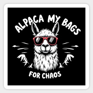 Alpaca My Bags For Chaos Magnet